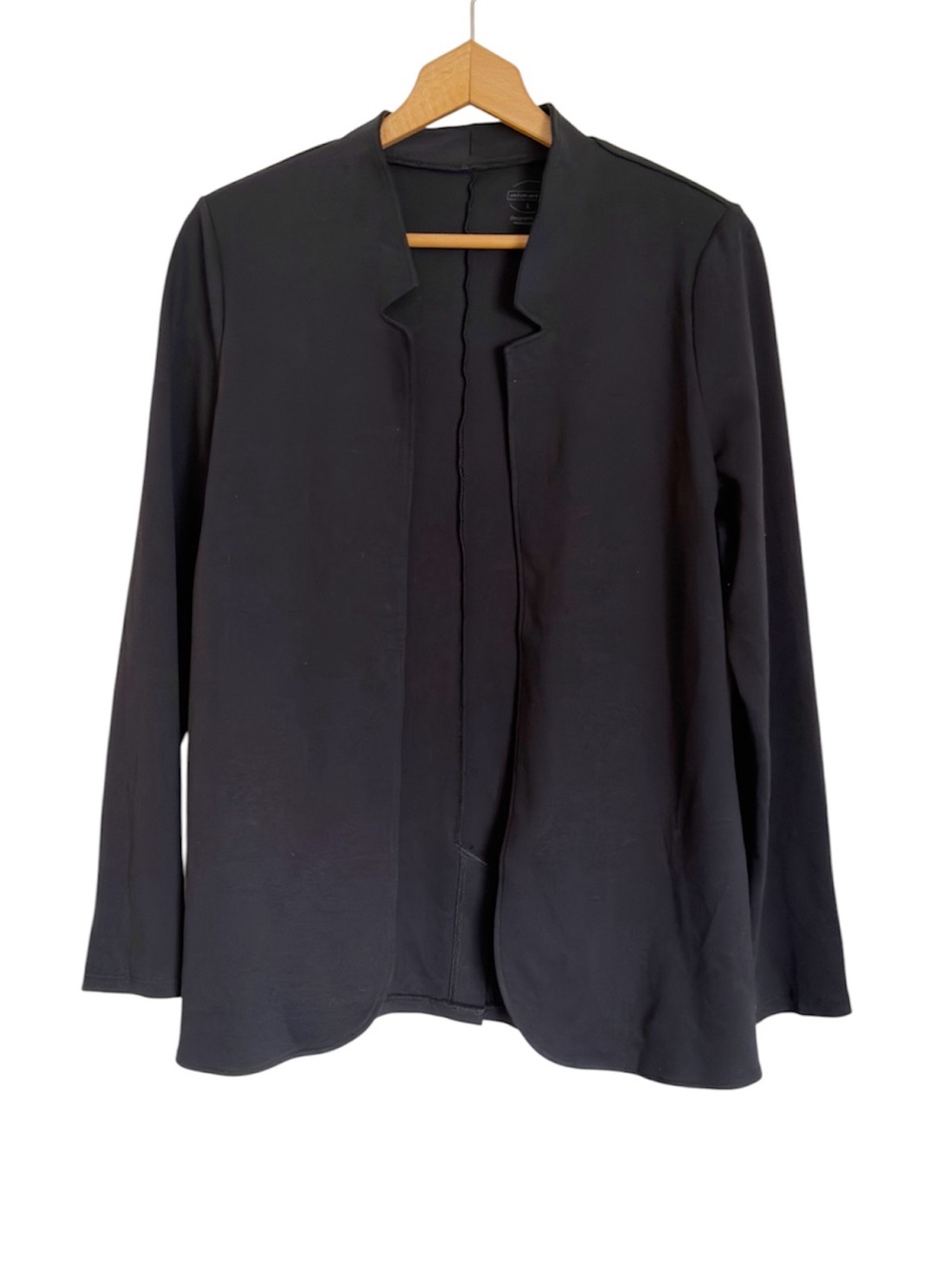 Intimissimi Black Open Front Casual Blazer Jacket Size L